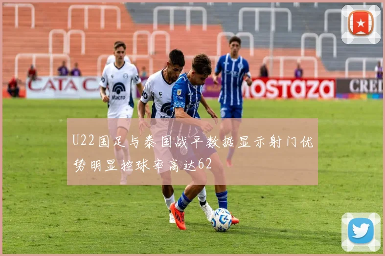 U22国足与泰国战平数据显示射门优势明显控球率高达62
